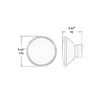 5 inch 3/4" Round Sealed Beam Headlight cover