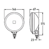Hella 140 Series driving light cover