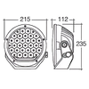 To suit Narva Ultima 215, MK2 & MK3 Driving light cover