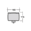 Narva Ultima 160/115 Rectangular Driving Light cover