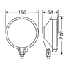 Hella Rallye 1000 Light cover