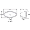 Hella Comet FF 300 light cover