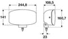 Hella Jumbo 320 FF light cover