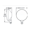 Hella Comet FF 500 Light cover